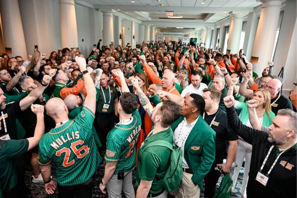 College HUNKS franchise reunion celebration just before being named Top Junk Removal Franchise by Franchise Times