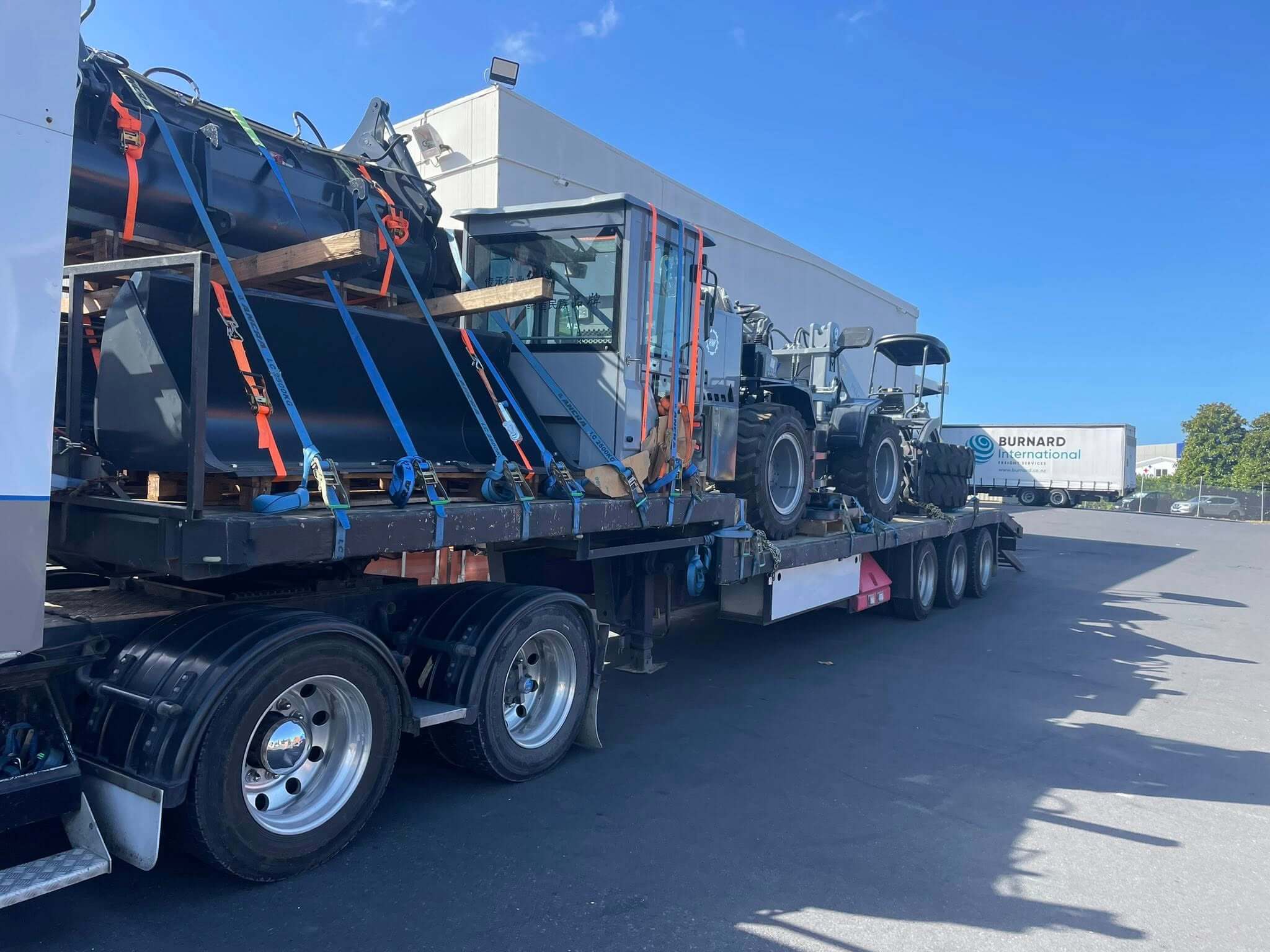 General haulage and cartage truck transporting freight in Hamilton Waikato