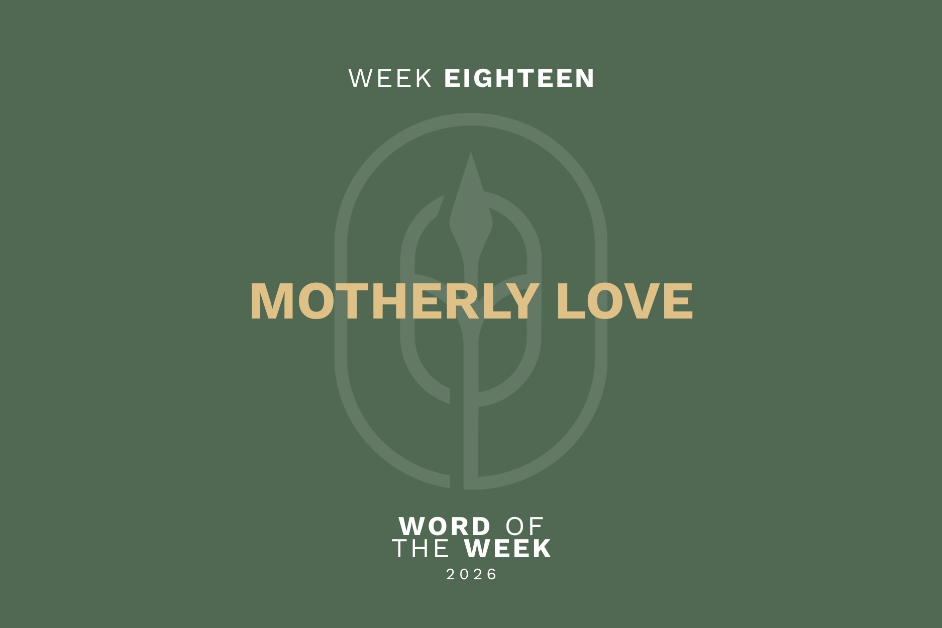 Motherly Love (Reflection of God's Heart)
