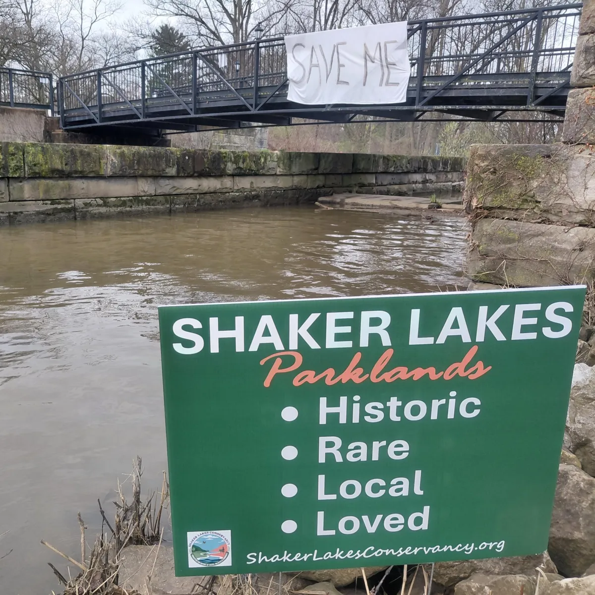 Dam at Shaker Lakes