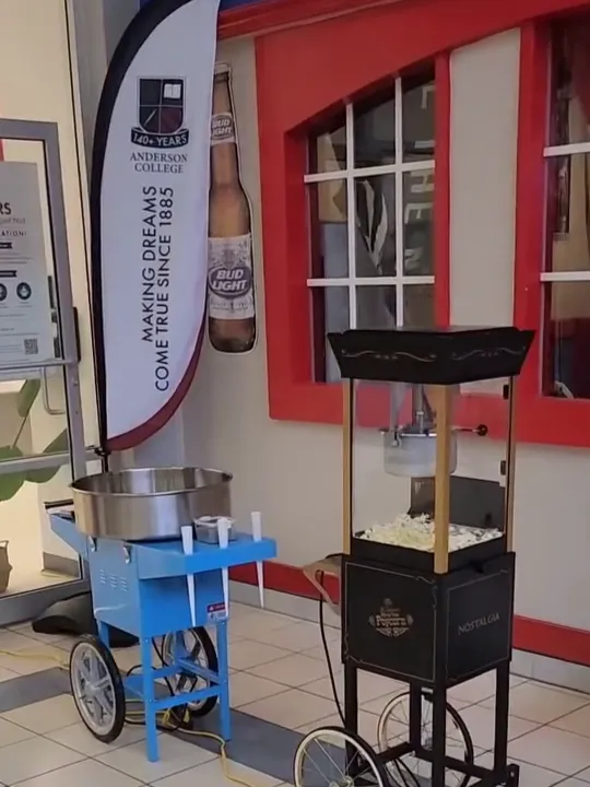 Concession Stands at Anderson College - Shopper's World Brampton (K's Royal Party Rentals)