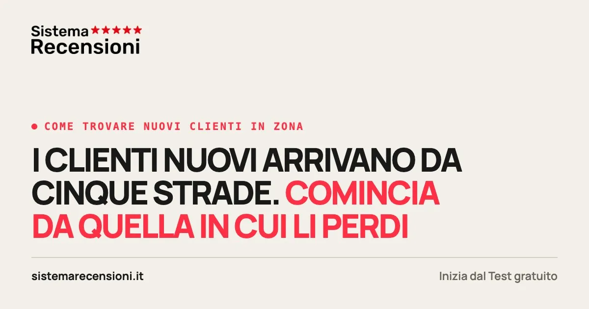 Come trovare nuovi clienti per un’attività locale