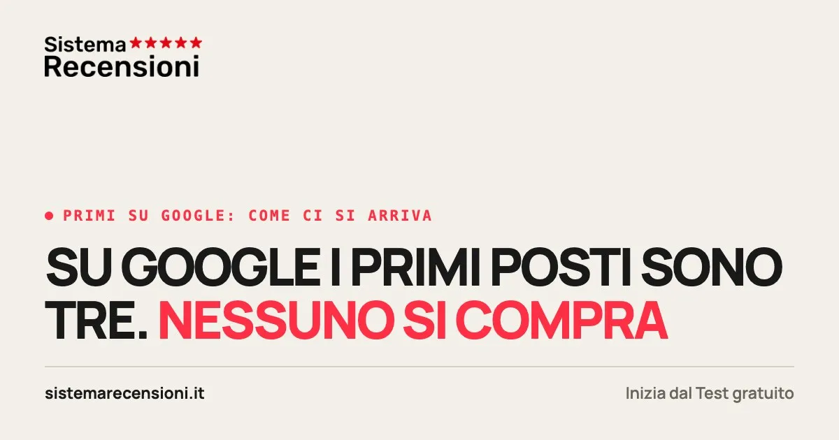 Primi su Google: come arrivarci con un’attività locale