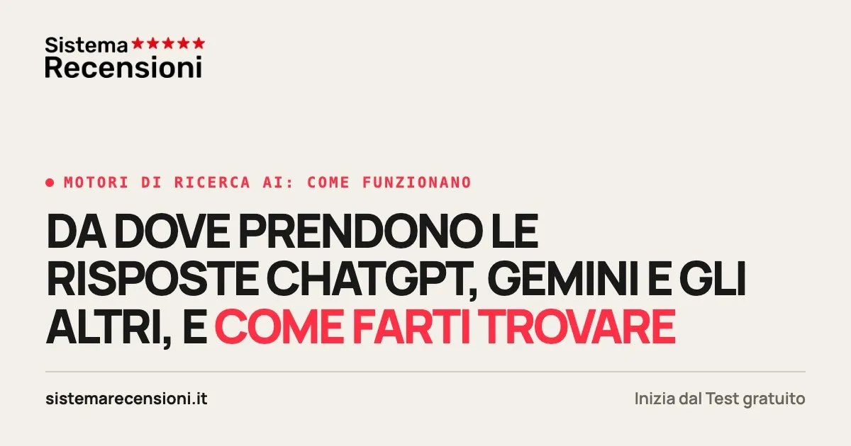 Motori di ricerca AI: come farsi citare da ChatGPT e Gemini