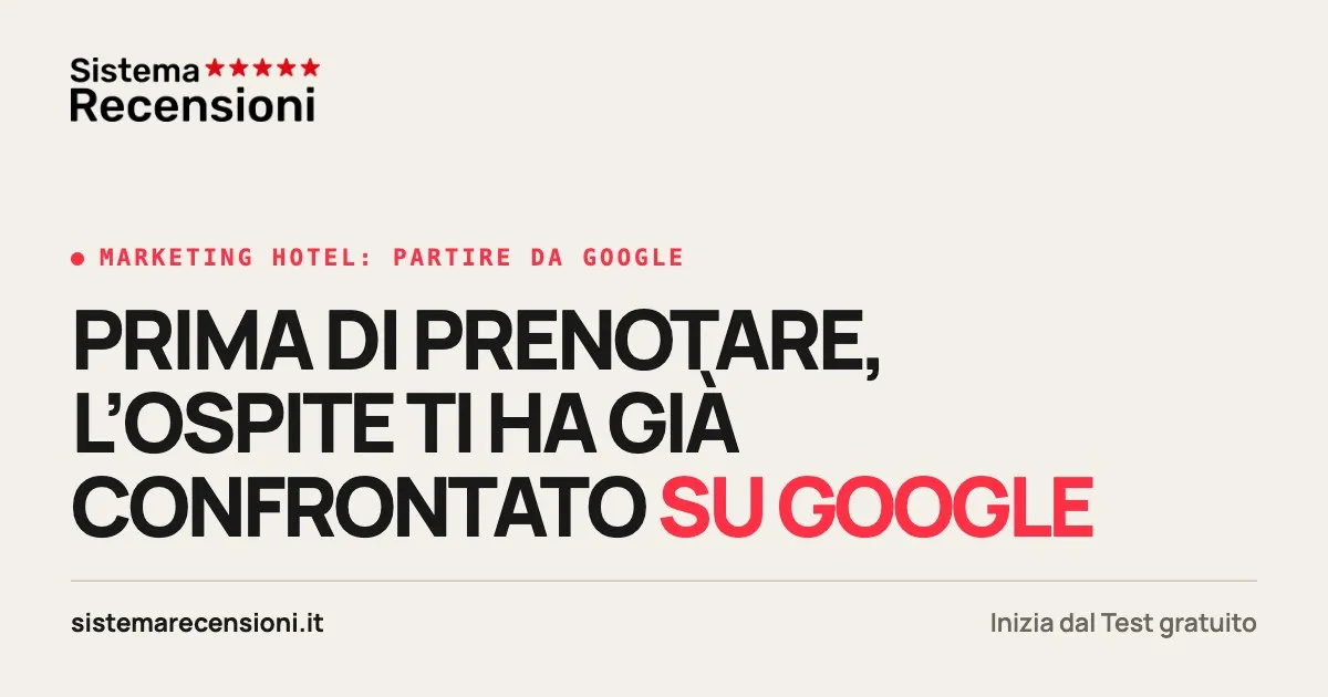 Marketing hotel: Google e le prenotazioni dirette