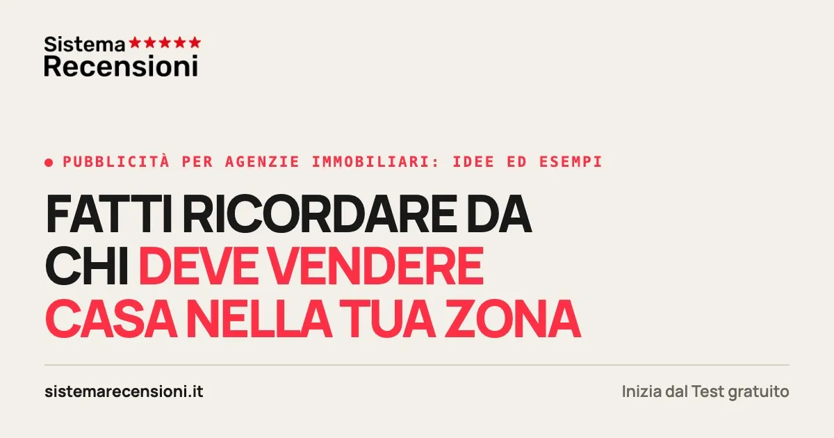 Pubblicità per agenzie immobiliari: idee ed esempi