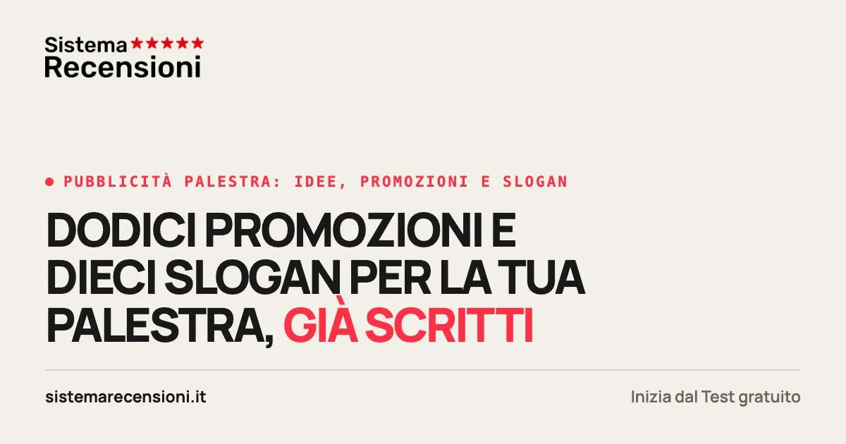 Pubblicità palestra: idee, promozioni e slogan pronti