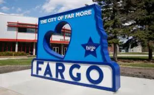 Composite deck with pergola in South Fargo backyard