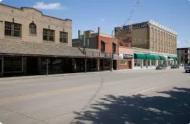 Cedar porch deck on a historic downtown Mandan home