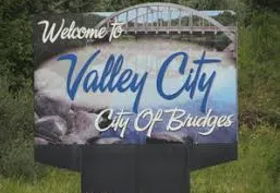 Cedar porch deck on a historic downtown Valley City home