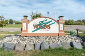 Multi-level composite deck with screened porch in The Wilds West Fargo