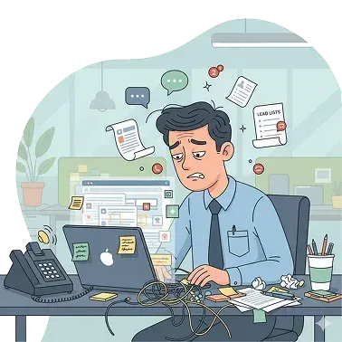 Team analyzing Appyone CRM performance