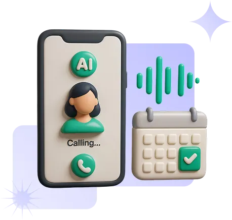 AI voice bot answering inbound call