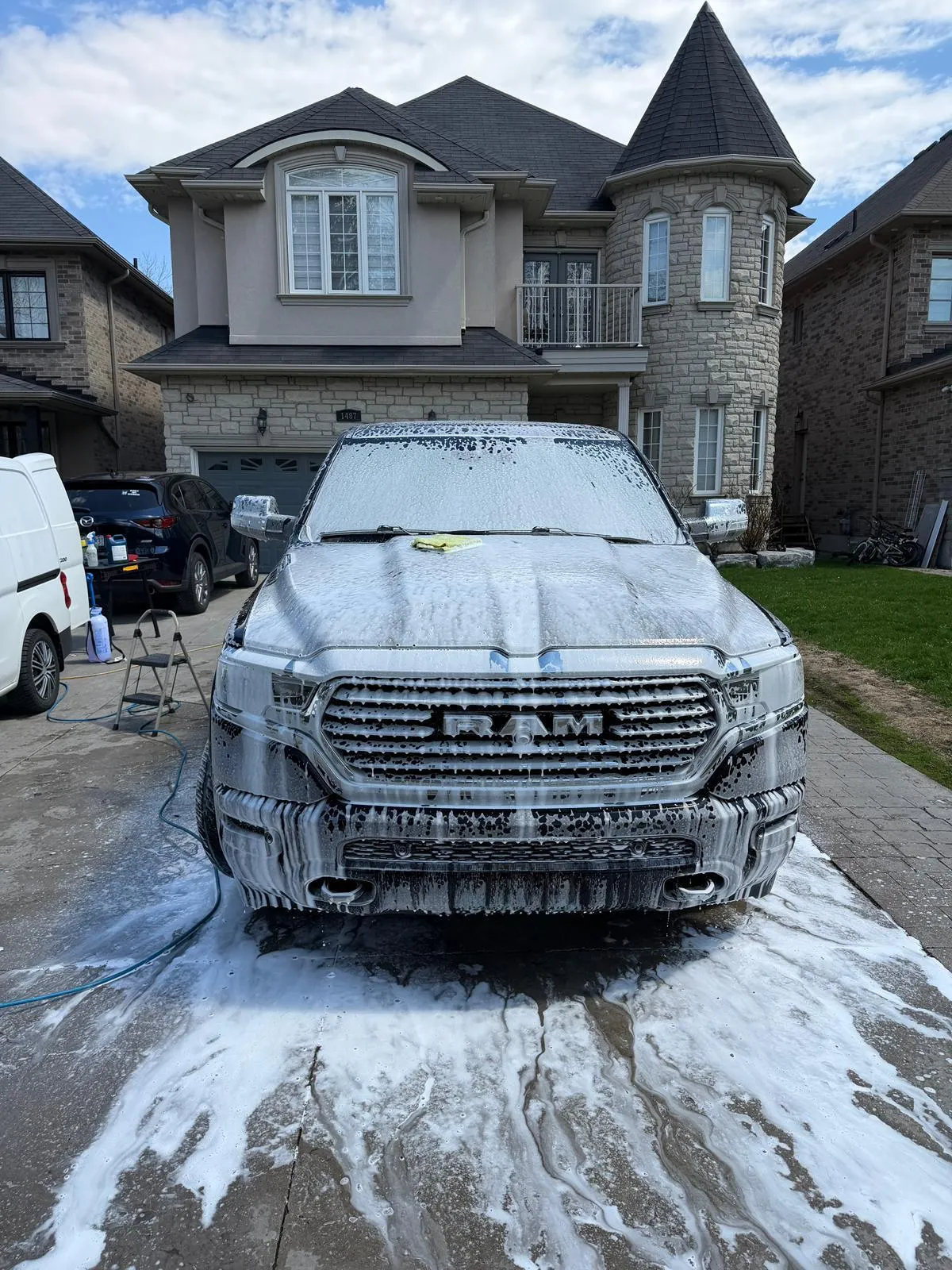 Exterior car detailing Toronto — hand wash, clay bar and wax protection