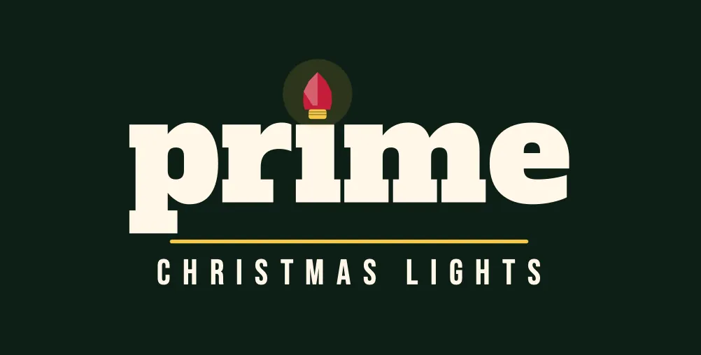 Prime Christmas Lights Logo