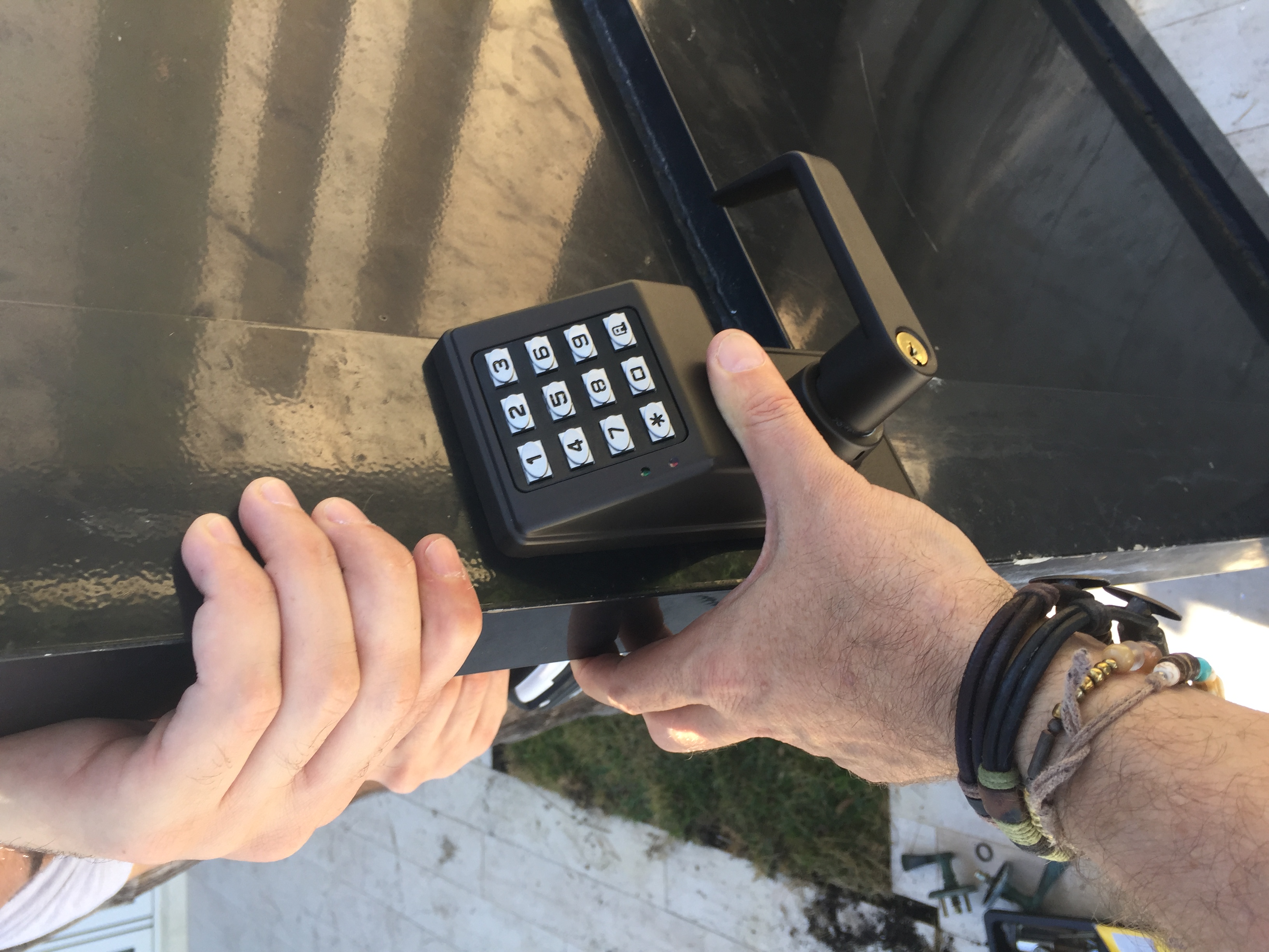 Smart lock installation by DC Locksmith Pros