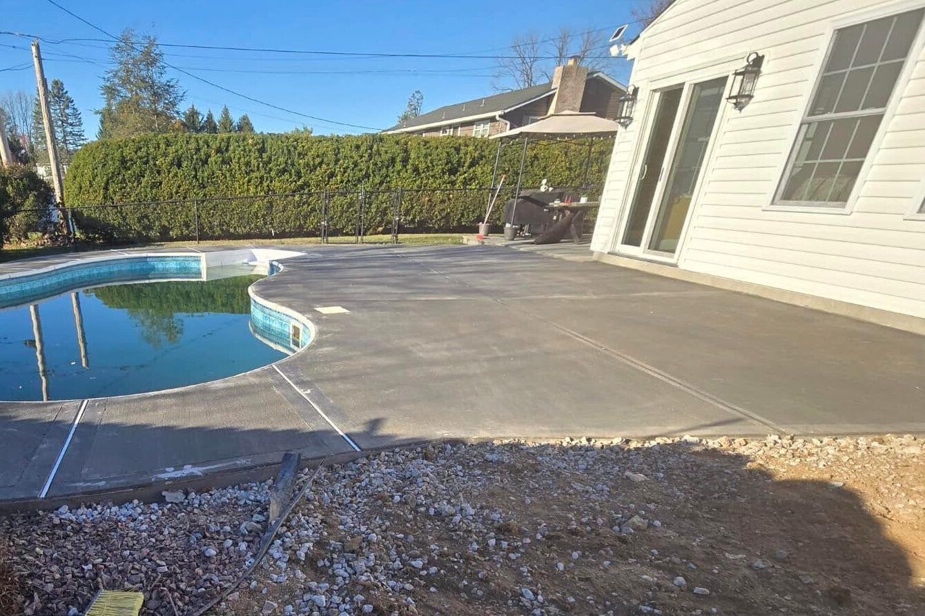 Fitchburg Concrete builds concrete driveway