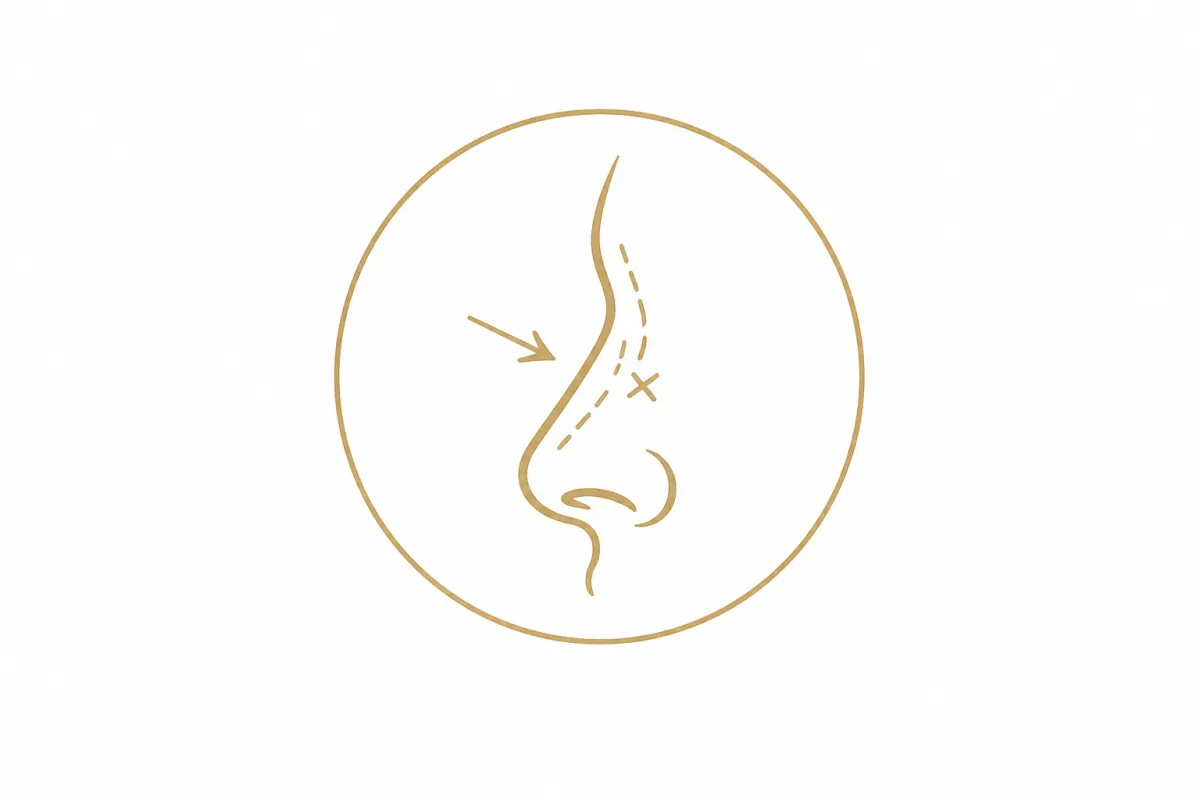 Revision Rhinoplasty procedure illustration