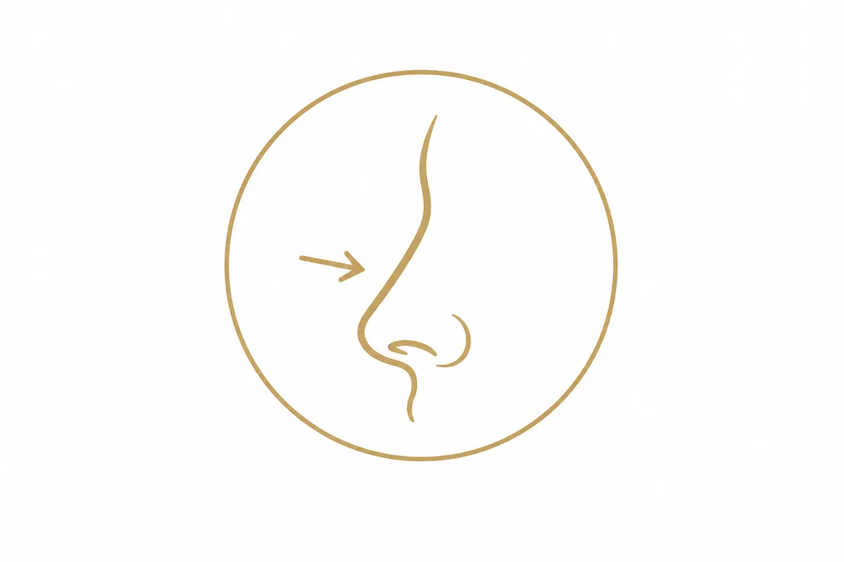 Primary Rhinoplasty procedure illustration