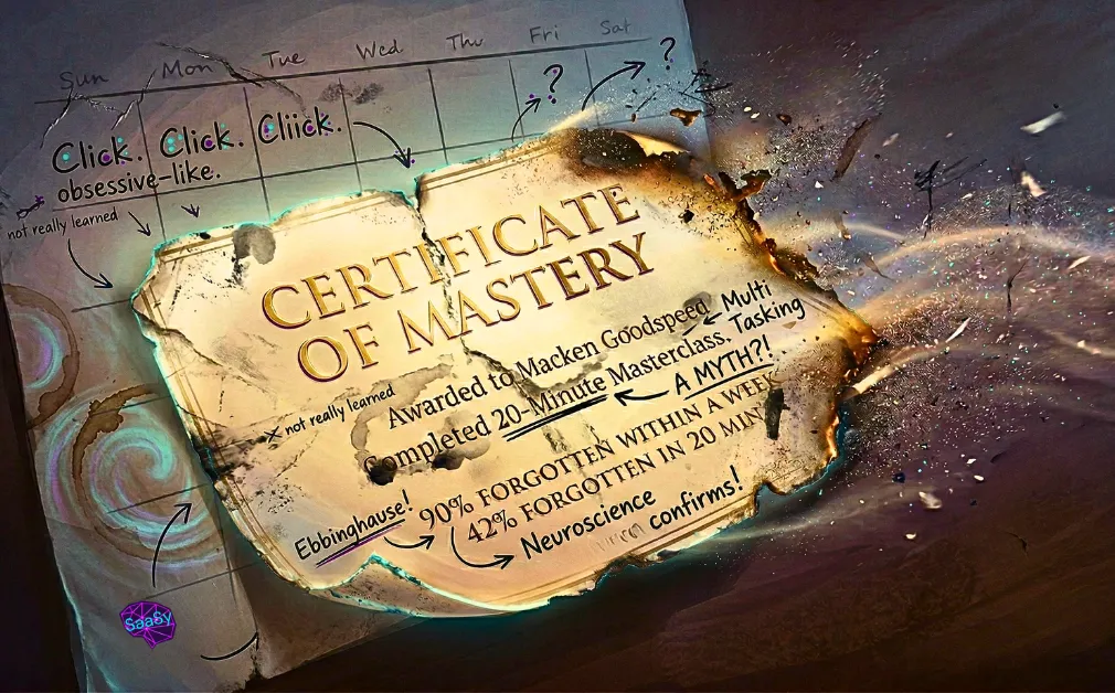 Why 20-Minute Masterclasses Fail to Teach Mastery