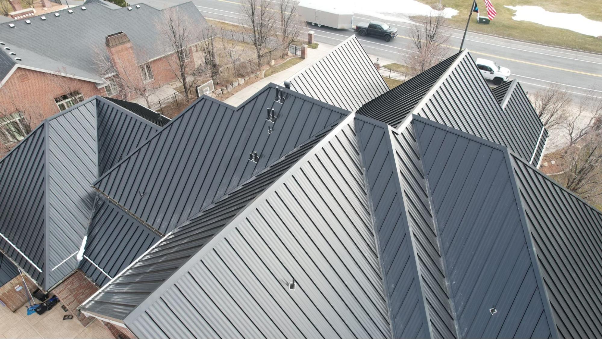 Single-story home with newly installed asphalt shingle roof and updated siding