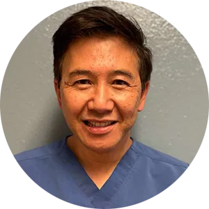 Professional portrait of Dr. Nguyen, a skilled and compassionate dentist at Harmony Dental Care.