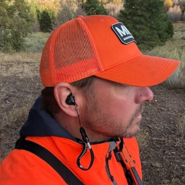 hunter wearing hearing protection