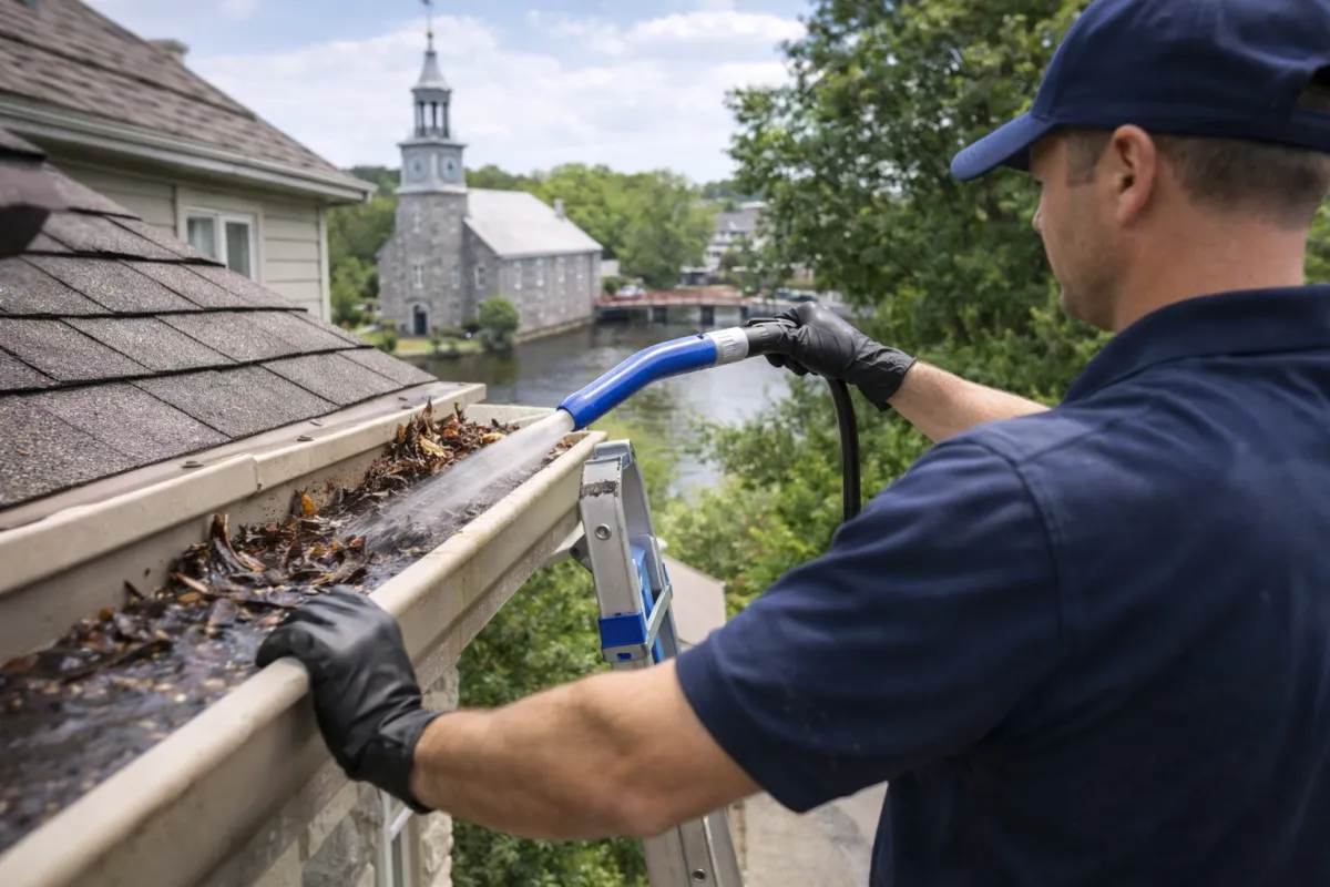 Lanaudière Lavage de pavé uni