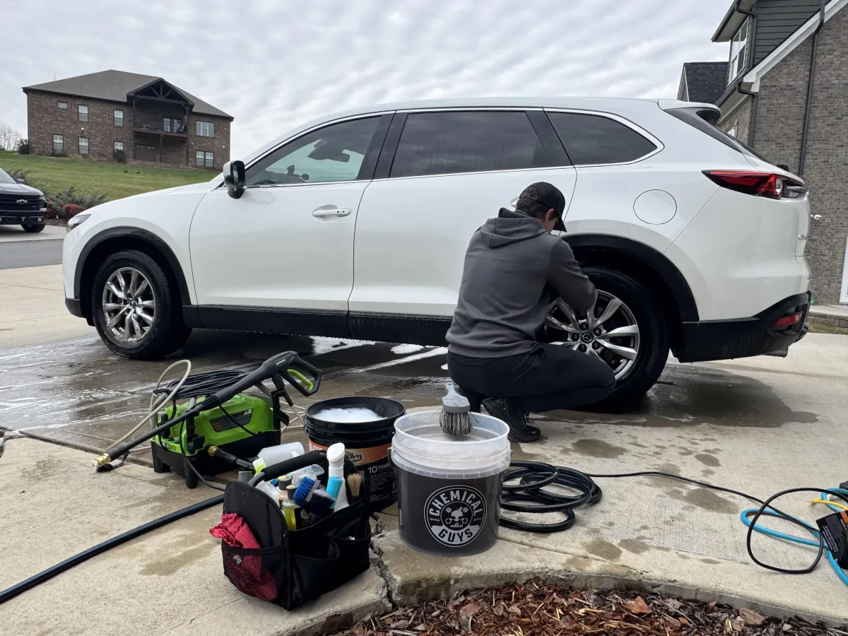Evan Hall, owner-operator of Tri-City Premier Detailing, providing highest quality car care in the Tri-Cities.