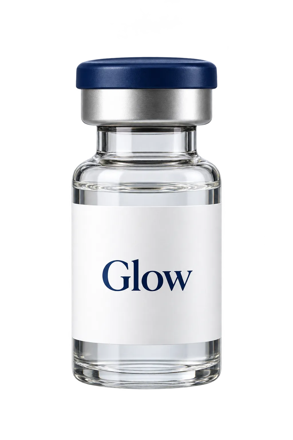 Glow vial illustration; packaging may vary