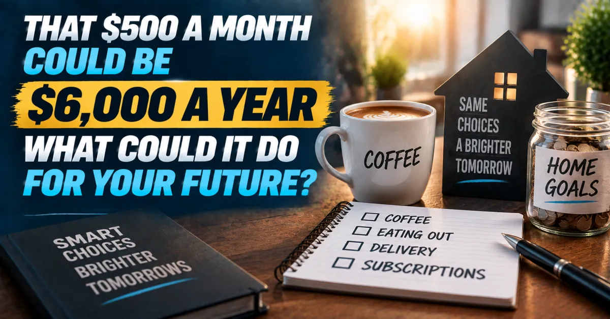 That Five Hundred Dollars a Month in Convenience Spending Is Actually Six Thousand a Year and Here Is What It Could Do Instead
