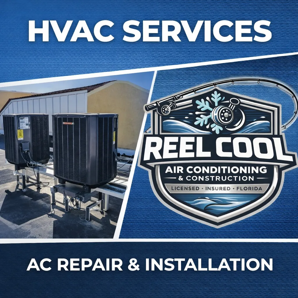 Professional technician inspecting an air conditioner in Boca Raton
