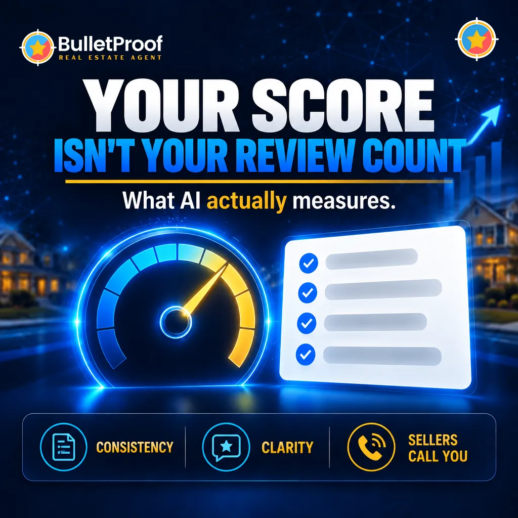 AI visibility score for real estate agents: your score isn't your review count