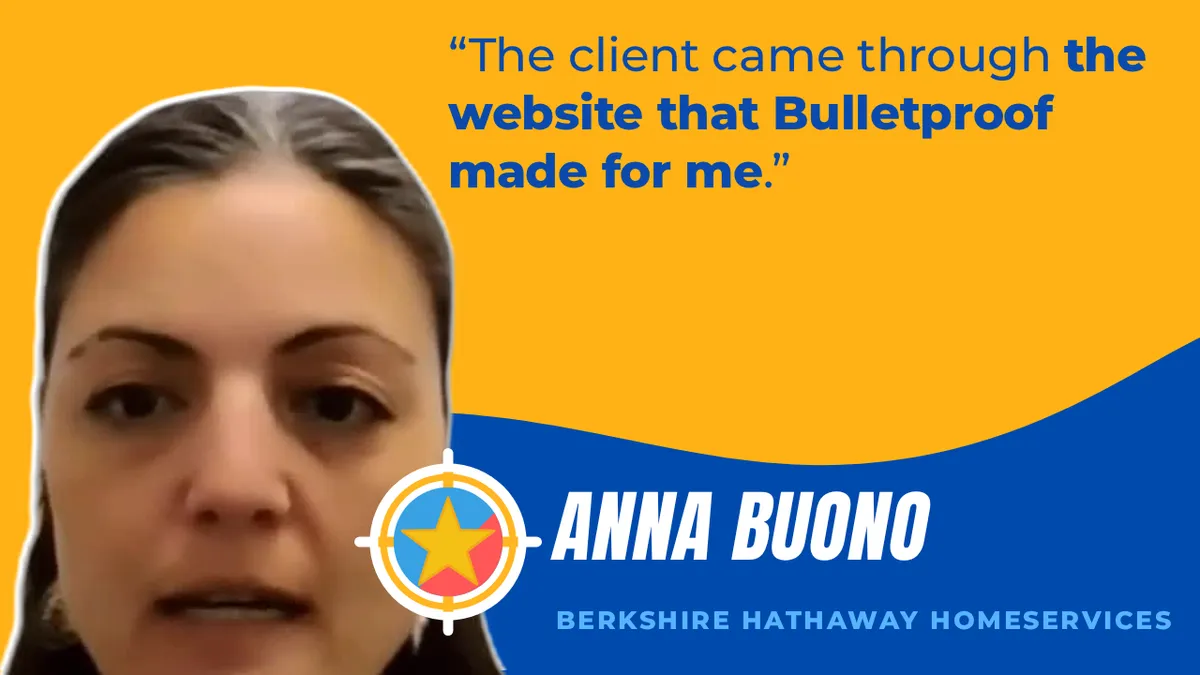 Anna Buono, Berkshire Hathaway HomeServices, BulletProof client video testimonial