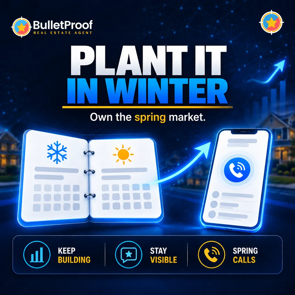 Plant it in winter: what real estate agents should do in the slow season to own the spring market