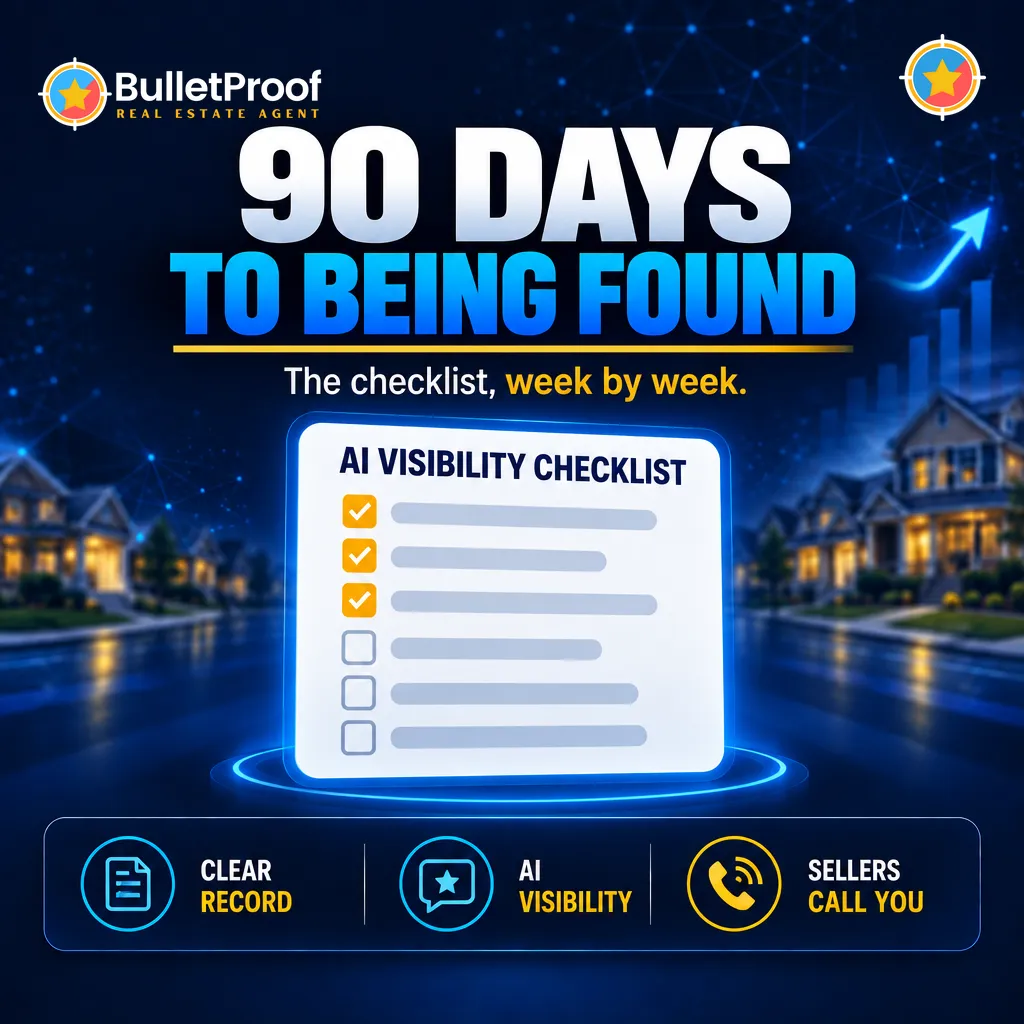 90-day AI visibility checklist for real estate agents