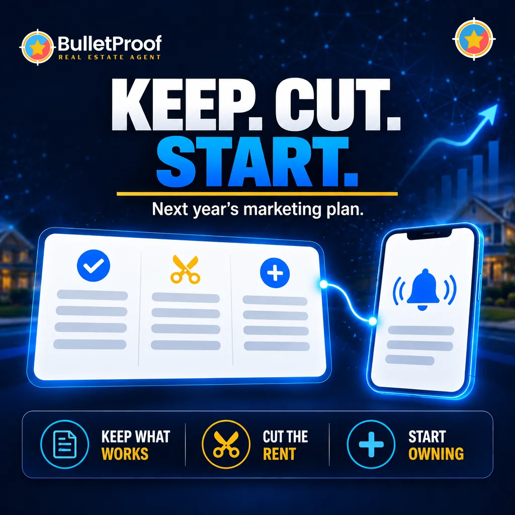 Keep, cut, start: next year's real estate marketing plan