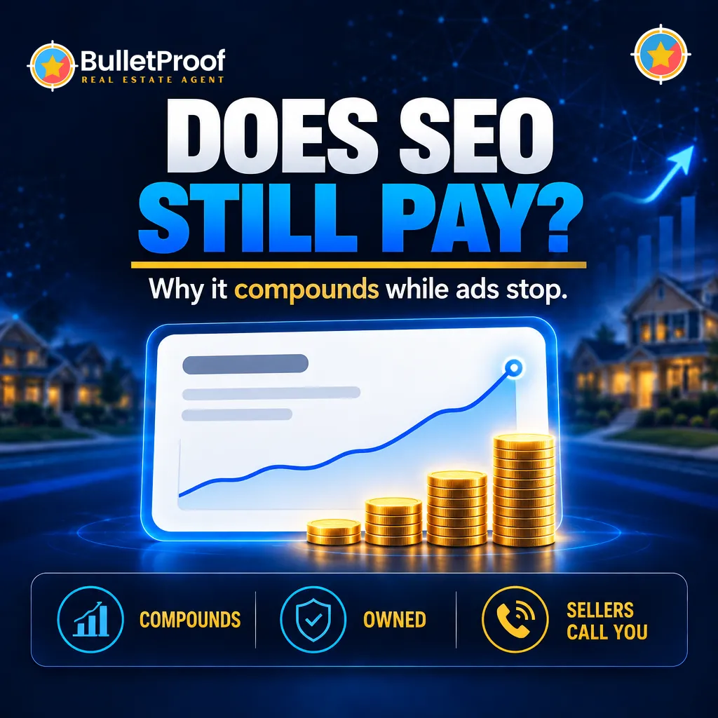 Does SEO still pay off for real estate agents - why it compounds while ads stop
