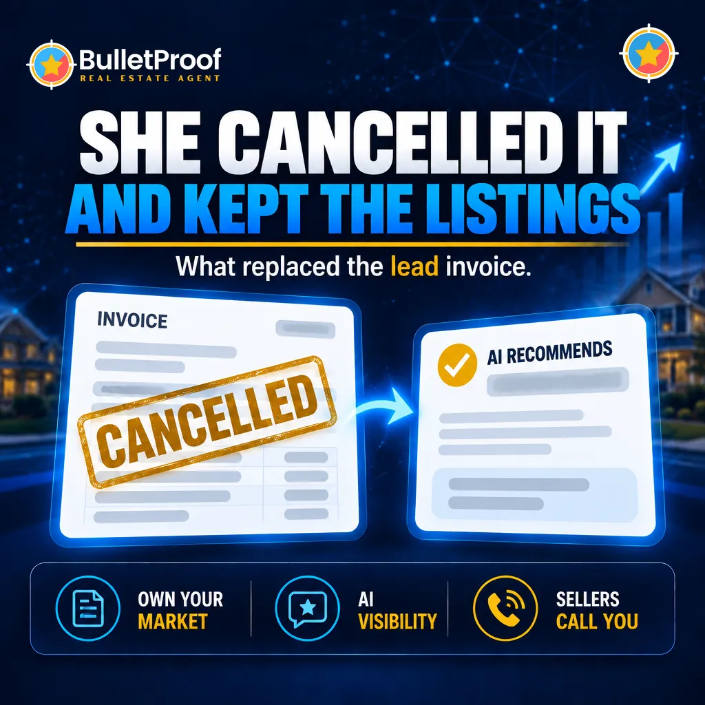 She cancelled it and kept the listings: what replaced the Zillow lead invoice for a real estate agent