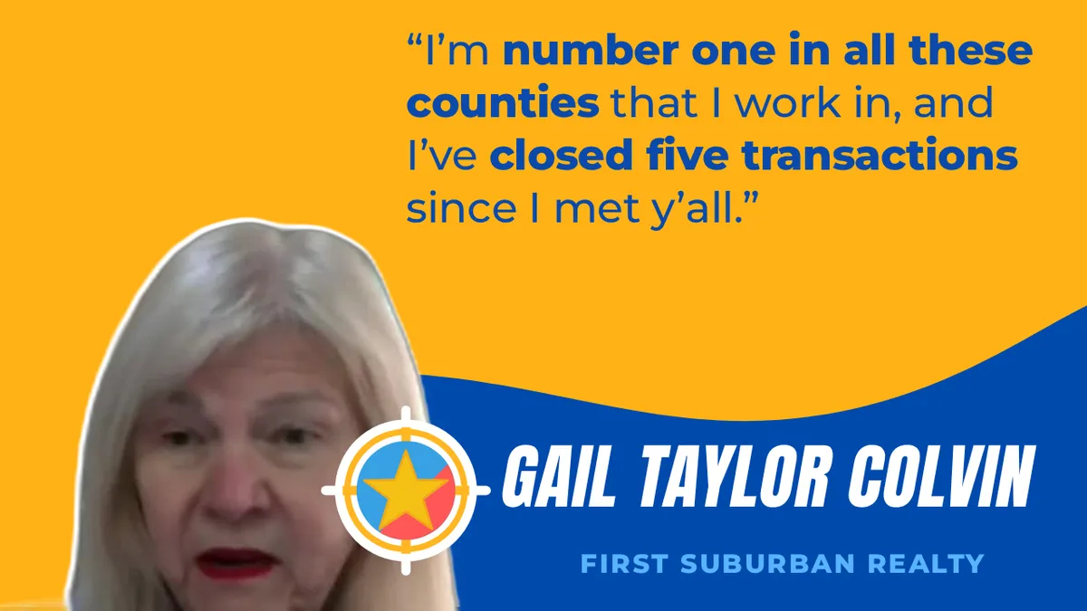 Gail Taylor Colvin, First Suburban Realty, BulletProof client video testimonial