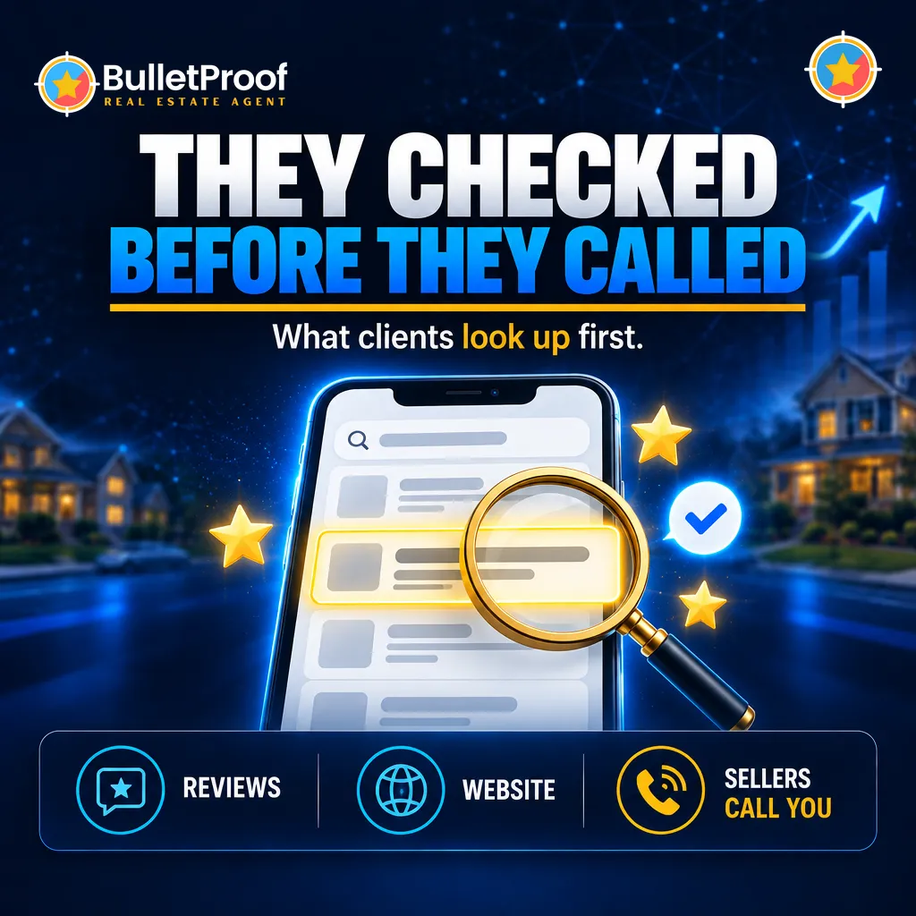 What clients check before they call a real estate agent - reviews, website and videos