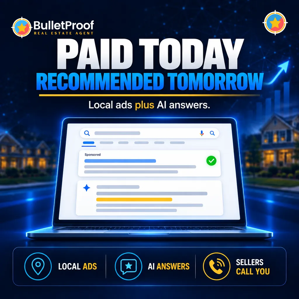 Google Local Services Ads plus AI answers for real estate agents: paid today, recommended tomorrow