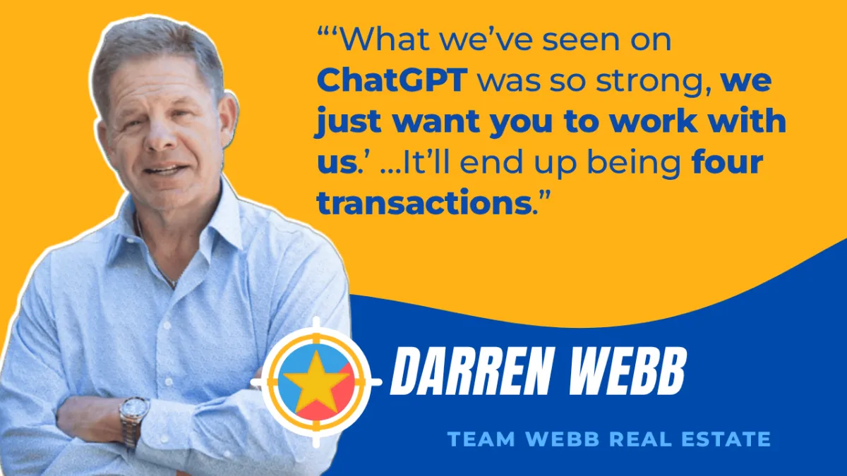 Darren Webb, Team Webb Real Estate, BulletProof client video testimonial