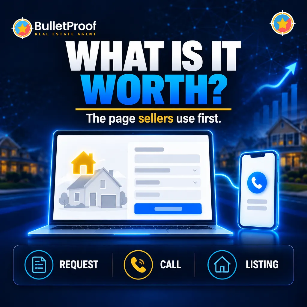 What is it worth: the home value page sellers use first on a real estate agent website