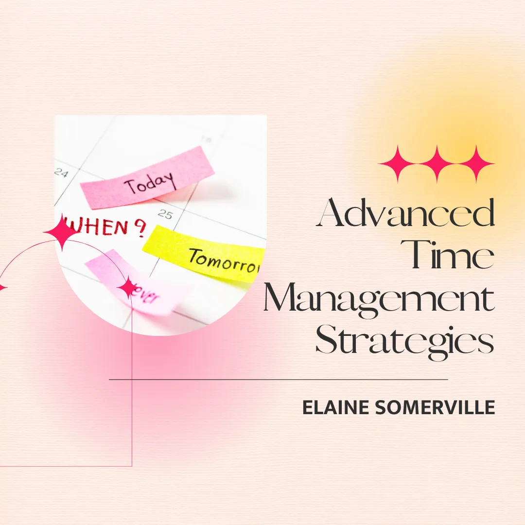 Elaine Somerville's advanced time management strategy video 