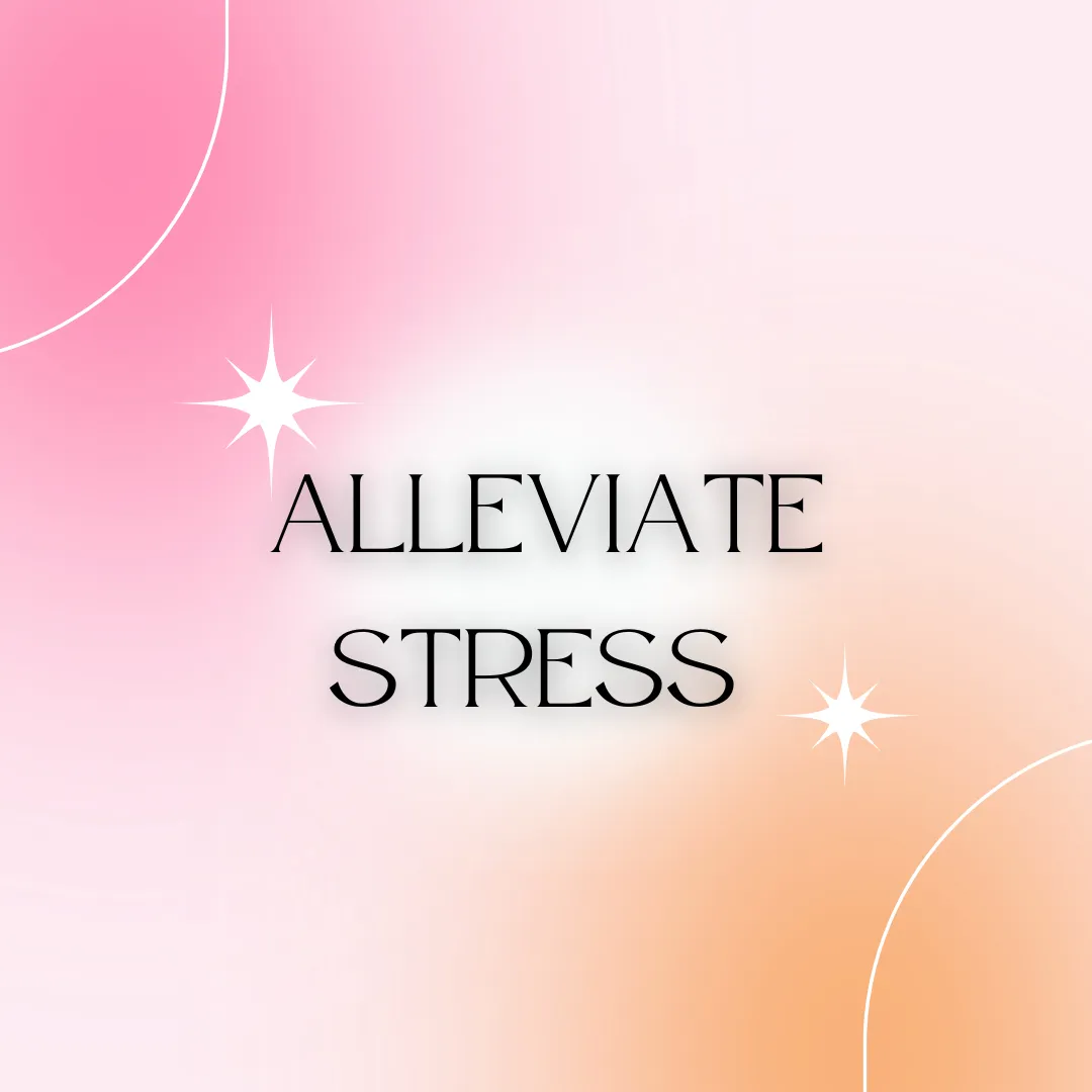 pink and gold background, alleviate stress meditation with Elaine somerville