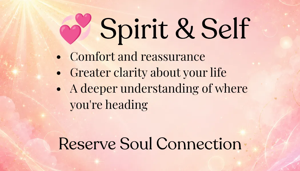 Spirit & Self reading with professional medium Elaine Somerville, combining mediumship and intuitive guidance for comfort, clarity and life direction.