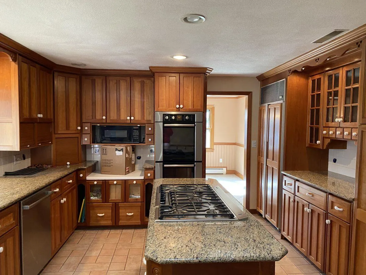 low angle photography of drop lights