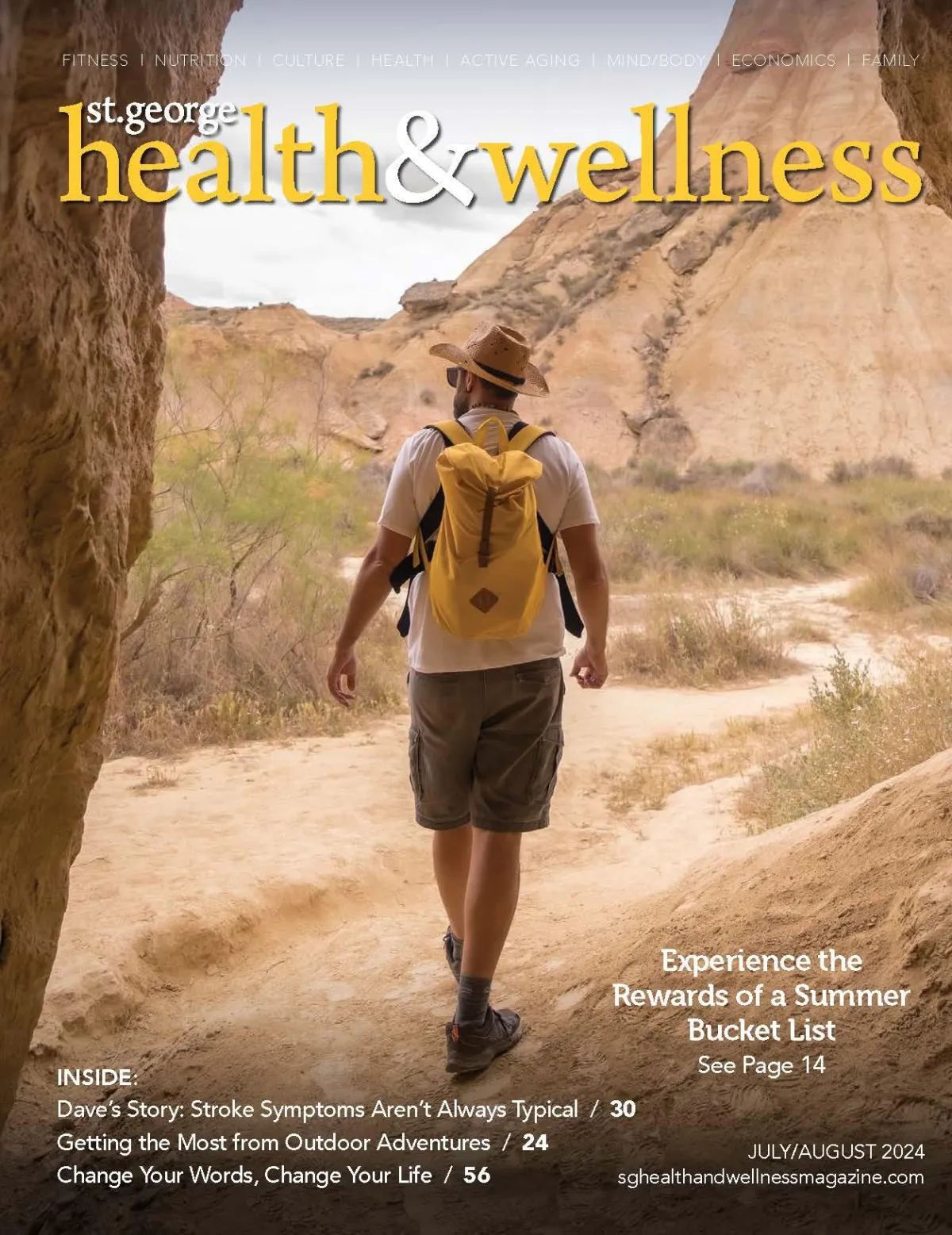 Cover St. George Health and Wellness Magazine March and April 2024