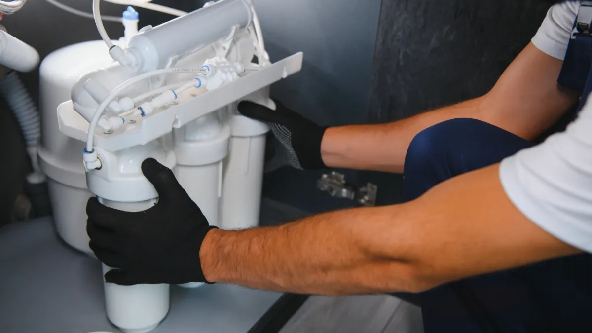 plumbing service water softeners
